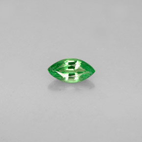 Granada Tsavorita Verde cromado Natural 0.28ct, Marquesa, VVS-VS