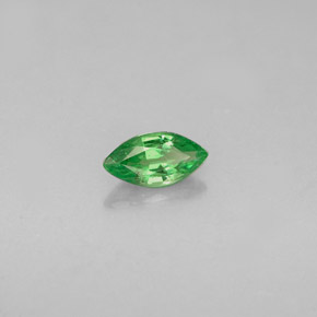 Granada Tsavorita Verde cromado Natural 0.28ct, Marquesa, VVS-VS
