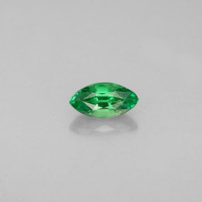 Granada tsavorita verde natural 0,36ct, marquise, VVS-VS