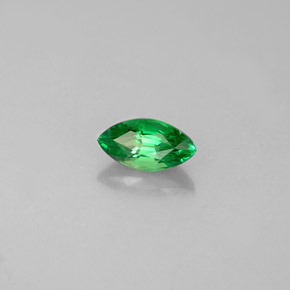 Granada tsavorita verde natural 0,36ct, marquise, VVS-VS