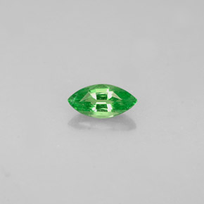Granada tsavorita verde natural 0,26ct, marquise, VVS-VS
