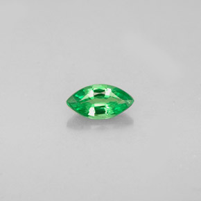 Granada tsavorita verde natural 0,27ct, marquise, VVS-VS