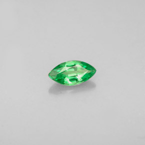 Granada tsavorita verde natural 0,27ct, marquise, VVS-VS