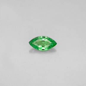 Granada tsavorita verde natural 0,24ct, marquise, VVS-VS