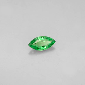 Granada tsavorita verde natural 0,24ct, marquise, VVS-VS