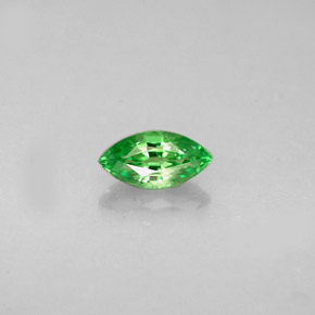 Granada tsavorita verde natural 0,35ct, marquise, VS