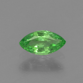 Granada tsavorita verde natural 0,31ct, marquise, VVS-VS