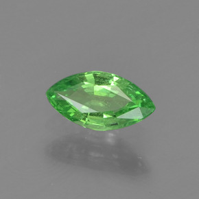 Granada tsavorita verde natural 0,31ct, marquise, VVS-VS
