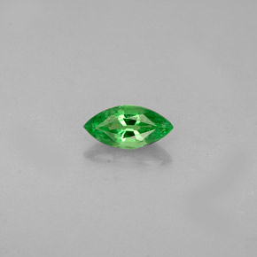 Granada tsavorita verde natural 0,29ct, marquise, VVS-VS