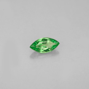 Granada tsavorita verde natural 0,26ct, marquise, VVS-VS