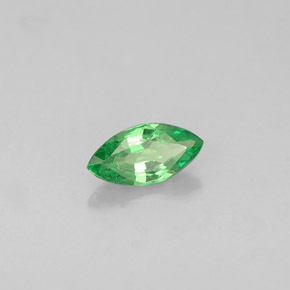 Granada tsavorita verde natural 0,27ct, marquise, VVS-VS
