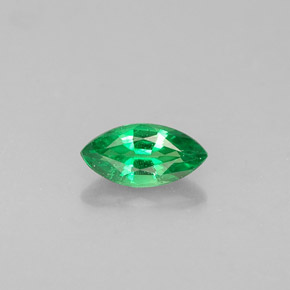 Granada Tsavorita Verde cromado Natural 0.29ct, Marquesa, VVS-VS
