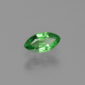 Granada tsavorita verde natural 0,37ct, marquise, VVS-VS