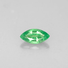 Granada tsavorita verde natural 0,31ct, marquise, VVS-VS