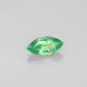Granada tsavorita verde natural 0,31ct, marquise, VVS-VS