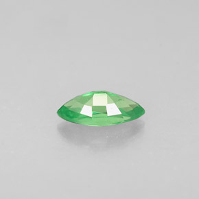 Granada tsavorita verde natural 0,31ct, marquise, VVS-VS