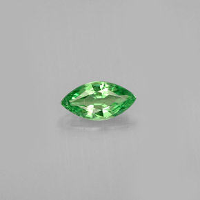 Granada tsavorita verde natural 0,39ct, marquise, VVS-VS