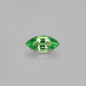 Granada Tsavorita Verde Natural 0.39ct, Marquesa, VVS-VS