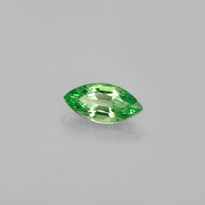 Granada Tsavorita Verde Natural 0.39ct, Marquesa, VVS-VS