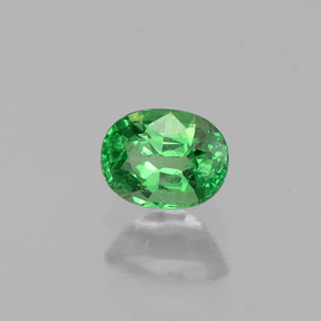 Granada tsavorita verde natural 0,35ct, corte oval, VS-SI