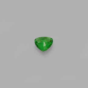 Granada tsavorita verde natural 0,30ct, trillion, VS