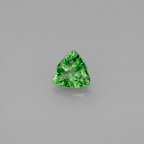 Granada Tsavorita Verde cromado Natural 0.47ct, Trilhão, VVS-VS