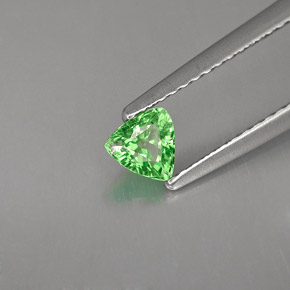 Granada Tsavorita Verde cromado Natural 0.34ct, Trilhão, VS