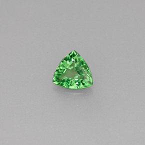 Granada Tsavorita Verde cromado Natural 0.22ct, Trilhão, VS