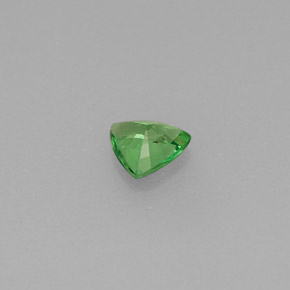 Granada Tsavorita Verde cromado Natural 0.22ct, Trilhão, VS