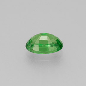 Granada tsavorita verde natural 0,59ct, corte oval, VS