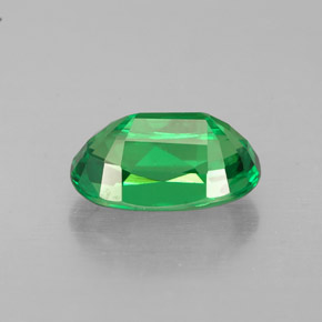Granada Tsavorita Verde cromado Natural 1.49ct, Corte Oval, VVS