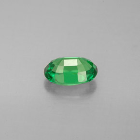 Granada tsavorita verde natural 1,03ct, corte oval, VVS-VS