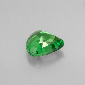 Granada tsavorita verde natural 1,07ct, formato de pêra, VVS-VS