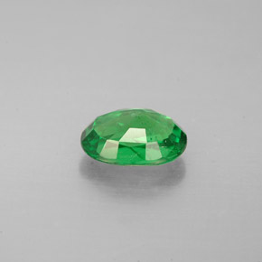 Granada Tsavorita Verde cromado Natural 1.37ct, Corte Oval, VS