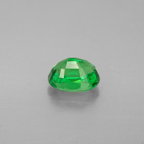 Granada tsavorita verde natural 1,24ct, corte oval, VS