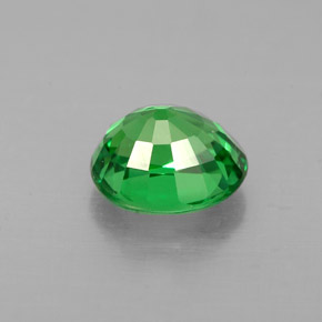 Granada Tsavorita Verde cromado Natural 1.09ct, Corte Oval, VS