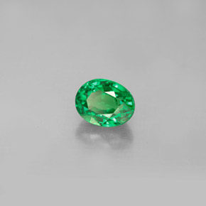 Granada tsavorita verde natural 1,04ct, corte oval, VVS-VS