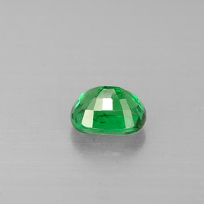Granada Tsavorita Verde cromado Natural 0.59ct, Almofada cortada, VS