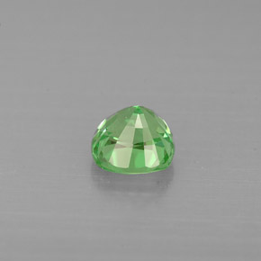 Granada tsavorita verde natural 0,54ct, almofada cortada, VS