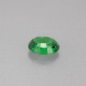 Granada tsavorita verde natural 1,12ct, corte oval, VVS-VS