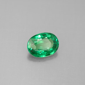 Granada Tsavorita verde vivo Natural 1.37ct, Corte Oval, VS