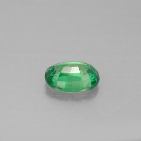 Granada Tsavorita verde vivo Natural 1.37ct, Corte Oval, VS