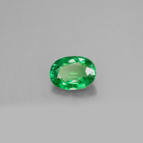 Granada tsavorita verde natural 1,14ct, corte oval, VS