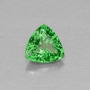 Granada Tsavorita Verde Natural 0.28ct, Trilhão, VVS-VS