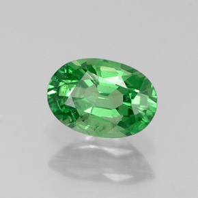 Granada tsavorita verde natural 0,64ct, corte oval, SI