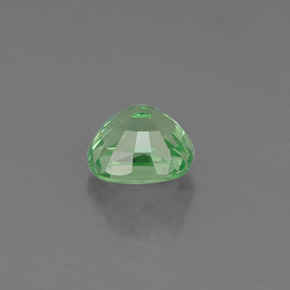 Granada tsavorita verde natural 0,53ct, almofada cortada, VVS-VS