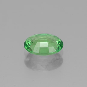 Granada tsavorita verde natural 0,89ct, corte oval, VS