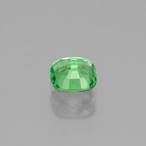 Granada tsavorita verde natural 0,44ct, almofada cortada, VVS-VS