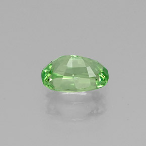 Granada tsavorita verde natural 0,54ct, almofada cortada, VVS-VS