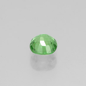 Granada tsavorita verde natural 0,48ct, almofada cortada, VS